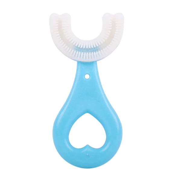 360° U-Shaped Baby Toothbrush – Soft Silicone Oral Care for Kids