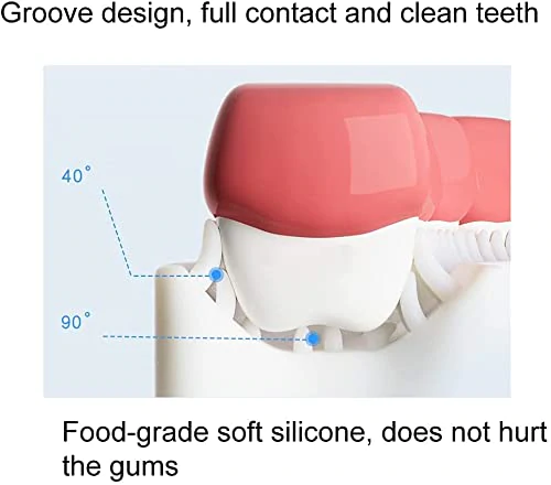 360° U-Shaped Baby Toothbrush – Soft Silicone Oral Care for Kids