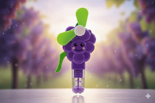 Fruit Shape Handheld Toy Fan for Kids – Cute Cartoon Mini Fan