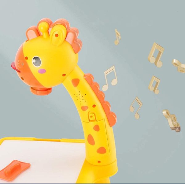 Giraffe LED Projector Drawing Board – Kids Art & Painting Table Toy